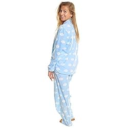 Angelina Women's Cozy Fleece | Blue Sky Clouds