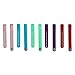 V-MORO Compatible Flex 2 Bands Women, Adjustable Stainless Steel Metal Bracelet Accessory Replacement Wristband Strap for Fitbit Flex 2 Tracker ONLY, Rose Gold Silver Black (Pink&Blue&Green&Red&Plum)