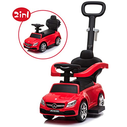 baby car with parent handle