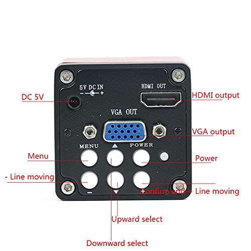 Wireless Digital-Mikroskop Simultan Focal Trinocular Stereomikroskop 3.5X 7X 90X HDMI VGA-Videokamera LCD-Anzeige for… – Bild 6