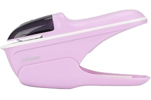 Stapleless Stapler, No Staple Stapler Paper Clinch Compact Staple Free Stapler Binding Hand Tool, Up to 8 Sheets Binding Purp