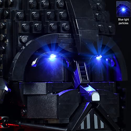 Led Light Kit for Lego Star Wars Darth Vader Helmet Building Kit
