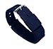 BARTON WATCH BANDS 22mm Navy Blue Standard Length Ballistic Nylon NATO® Style Straps