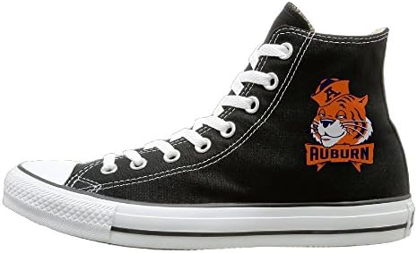 NFCGH Auburn University Canvas Shoes Sneakers Slip On Shoes 44 Black