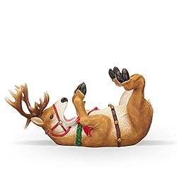 True Reindeer Polyresin Wine Bottle Holder Set of