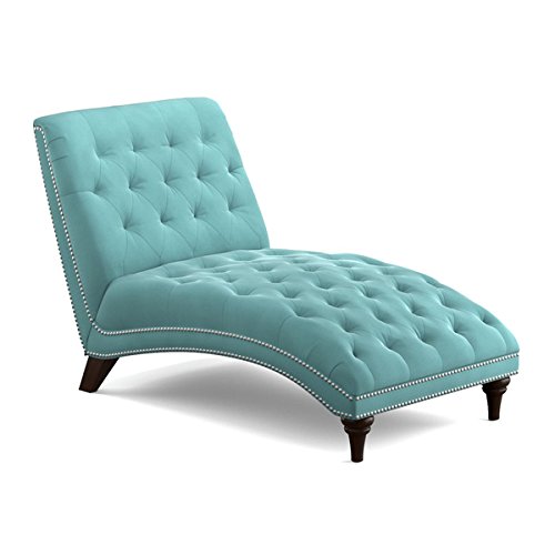 Handy-Living-Palermo-Turquoise-Blue-Velvet-Snuggler-Chaise-Lounger