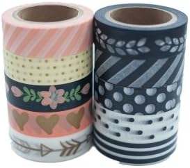 DIY WASHI MASKING TAPE COLLECTION by Sandman Crafts!! Premium Color (10 Rolls) – Rustic Designs