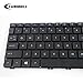 SUNMALL Keyboard Replacement Without Frame Compatible with HP ProBook 4530S 4535S 4730S 4735S Series Black US Layout