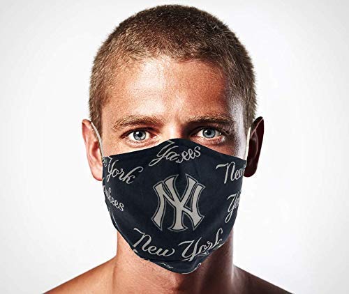 Amazon Com Designer New York Yankees Face Mask White Logo