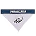 Pets First NFL DOG BANDANA - PHILADELPHIA EAGLES REVERSIBLE PET BANDANA. 2 Sided Sports Bandana with a PREMIUM Embroidery TEAM LOGO, Large/X-Large. - 2 Sizes & 32 NFL Teams available, PHL-3217-L-XL