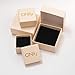 CiNily Orange Opal Rings for Women White Gold Plated Zircon Created Garnet Birthstone Women's Ring Size 9