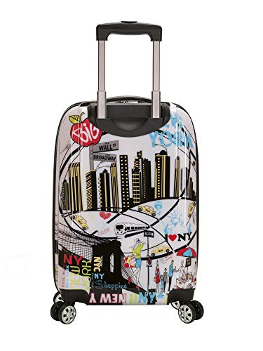 Rockland Departure Hardside Spinner Wheel Luggage, Newyork, Carry-On 20