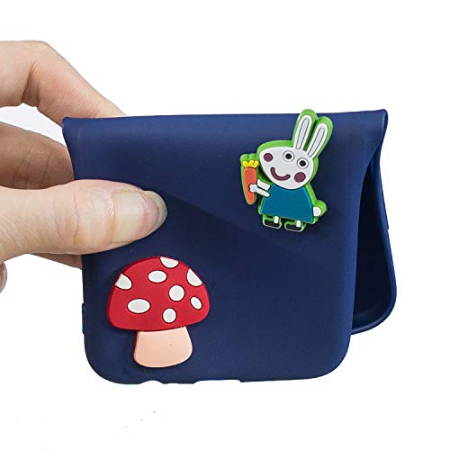 DAMONDY Note 9 Case, 3D Cute Gel Cartoon Animals Pattern Skin Soft Silicone Slim Rubber Design Thin Protective Cover Phone Case Galaxy Note 9 2018-rabbit radish