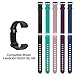 Letsfit Replacement Bands for Fitness Tracker ID115U HR, ID115U HR Accessory Bands, Adjustable Replacement Straps, 5 Pack (Black, Blue, Pink, Purple, Green)