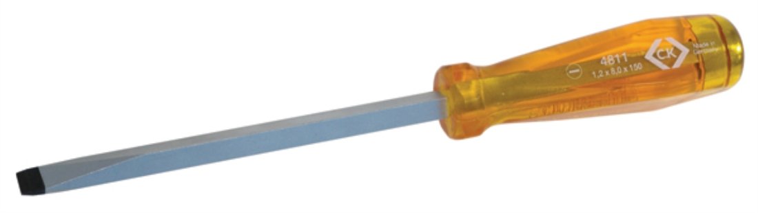 C.K T4811 04 Slotted Strike Through Screwdriver