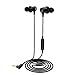Dudios in-Ear Headphones Noise Cancelling Earphones Stereo Earbud Headphones, Crystal Clear Sound, Comfort-Fit, iPhone and Android Compatible - Black