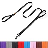 lynxking Dog Training Leash Double Handle Dog Leash
