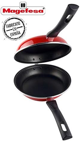 Megafesa Praga Tortilla Pan Diameter 20 cm Garnet Red