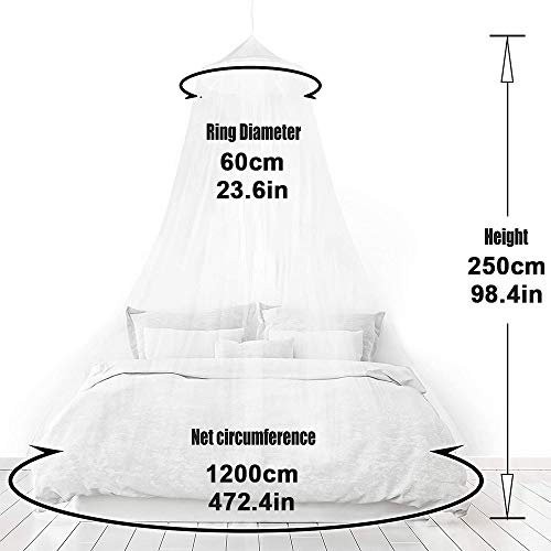 Klamboe Voor Bedhemel, Klamboe Geschikt Voor Bedden Met ééN Kwaliteit Of Tweepersoonsbedden, Eenvoudige Installatie… - Image 7