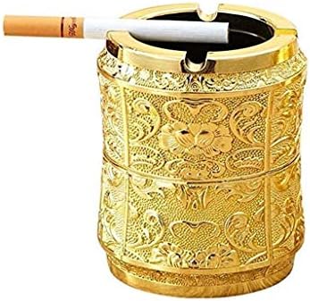 Suntaowan 灰皿 家庭用アルミニウム合金灰皿 家の装飾の装飾品 3d彫刻 デザイン