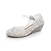 Yous-us Children's Princess Shoes£¬Cinderella Girls Soft Crystal Plastic Shoes£¬Cosplay Jelly Shoes White