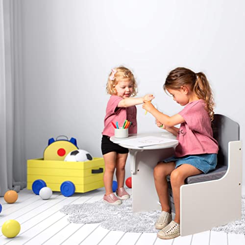 Milliard Toddler Chair Desk with Storage Bin for Kids, Children
