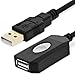 Fosmon USB 2.0 Extension Cable (33 FT), USB Extra Long Extender Cord - Type A Male to Female for PS3 PS4 Slim Pro, Xbox One S X 360, PC Computer Laptop Printer Camera & More