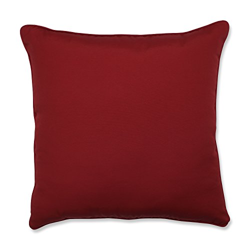 Pillow Perfect Outdoor/Indoor Pompeii Red 25-Inch Floor Pillow