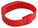 Padgene LED Wrist Watch - Silicone Rubber Gel Jelly Unisex Bracelet, Digital Band, Red