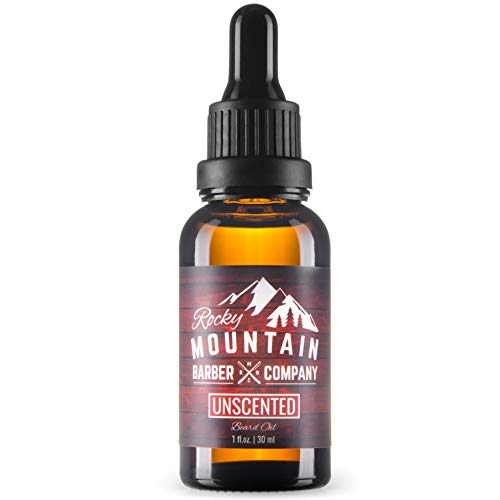 Beard Oil - Fragrance Free - Unscented - 100% Natural - Premium, Cold-Pressed 9 Oil Blend with Nutrient Rich Jojoba, Coconut Oil