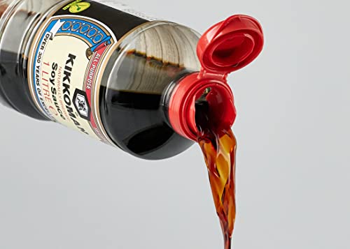 KIKKOMAN - Sojasoße (Pet) - (1 X 1 LTR) (Packung mit 2) 6