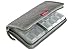 Leantravel Pill Case Organizer for Travel with Passport Wallet, Color Grey, Size Small for 7 Day Travel