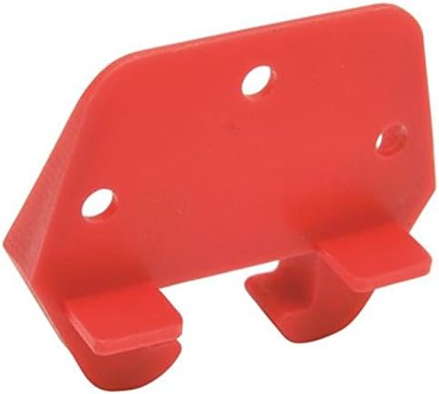 ANVIL MARK 804443 Kitchen Drawer Rear Glide for 3/4" Wood Rails, Metal, Red