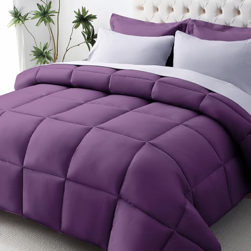 JOLLYVOGUE King Comforter Set Purple Lavender