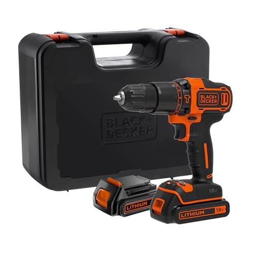 BLACK+DECKER BDCHD18KB2 Cordless Impact Drill, 18 Volt