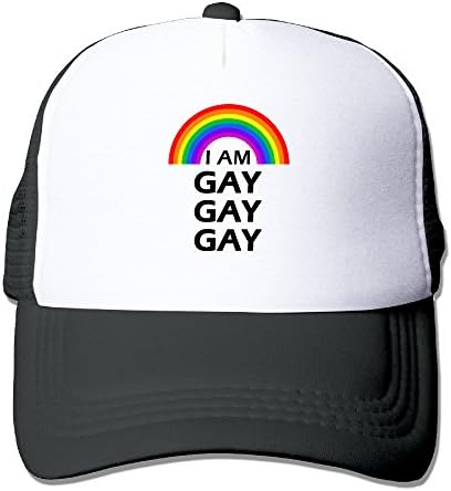 Kennedyjian I Am Gay Gay Gay Unisex Caps One Size Fit All Black