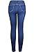 2LUV Women's Stretchy 5 Pocket Dark Denim Skinny JeansÂ
