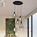 Unitary Brand Rustic Barn Metal Chandelier Max 200w with 5 Lights Black Finish