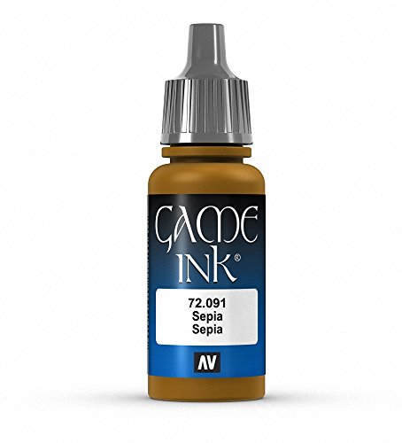 Vallejo Game Color Sepia Paint, 17ml