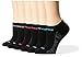 Starter Women's 6-Pack Athletic No-Show Socks, Amazon Exclusive, Black, Medium (Shoe Size 5-9.5)