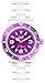 Ice-Watch Unisex CL.PE.U.P.09 Classic Collection Purple Dial Clear Plastic Watch