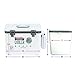 Engel 13qt Live Bait Cooler Box with 2nd Gen 2-Speed Aerator Pump - Portable Fishing Station & Minnow Bucket for Shrimp & Other Live Fish with Aerator - ENGLBC13-N in White
