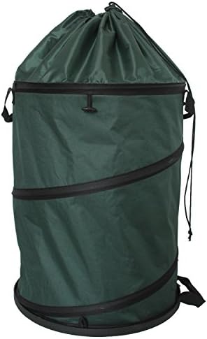 Abestbox Large Reusable Garden Leaf Bags Collapsible Pop-Up Gardening Bag Garden Leaves Bag Leaf Collecting Bag, Multi-Use Large Storage Containers with Plastic Bottom, Shrink Belt and 3 Handles