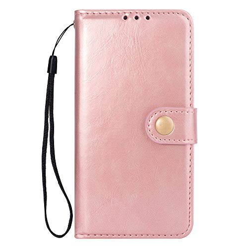 Scheam iPhone SE 5SE 5 5S Wallet Case, [Folio Style ] Premium iPhone SE 5SE 5 5S Card Cases Stand Feature Compatible with iPhone SE 5SE 5 5S [Rose Gold ] Leather Cases Flip Cover with - Thumbnail 2