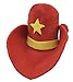 Novelty Giant Jumbo Foam Cowboy Hat (Red)