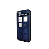 Doctor Who Tardis Iphone 5 Rubber Case black, Iphone Cover - All Carriers