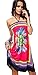 Honeystore Women's Boho Sunflower Print Summer Hawaiian Beach Casual Dress