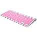Kuzy Keyboard Cover Compatible with Pro 13 15 17 inch and Air 13.3 inch Silicone Skin Protector, Rose Pink