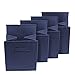 Sorbus Foldable Storage Cube Basket Bin (4 Pack, Navy Blue)