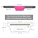 Fitter's Niche UltraSlim Fanny Waist Pack Men Women – Water Resistant Bag, Reflective Elastic Belt – Fit 24 to 43inch Waists, Holds Phones up to 6.7inch – Ideal for Running Hiking Riding Cute Pink